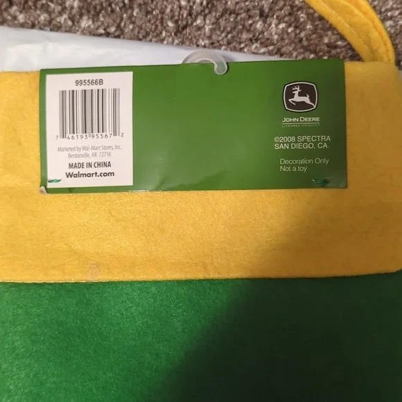 John Deere Christmas Stocking - Picture 3 of 4